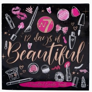 Xmas gift set Black & Pink W7💖12 Individually Boxed Makeup & Cosmetic Surprises